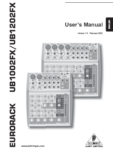 Bose L1 Model 1S Manual