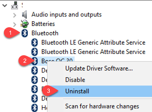 bose qc30 windows 10