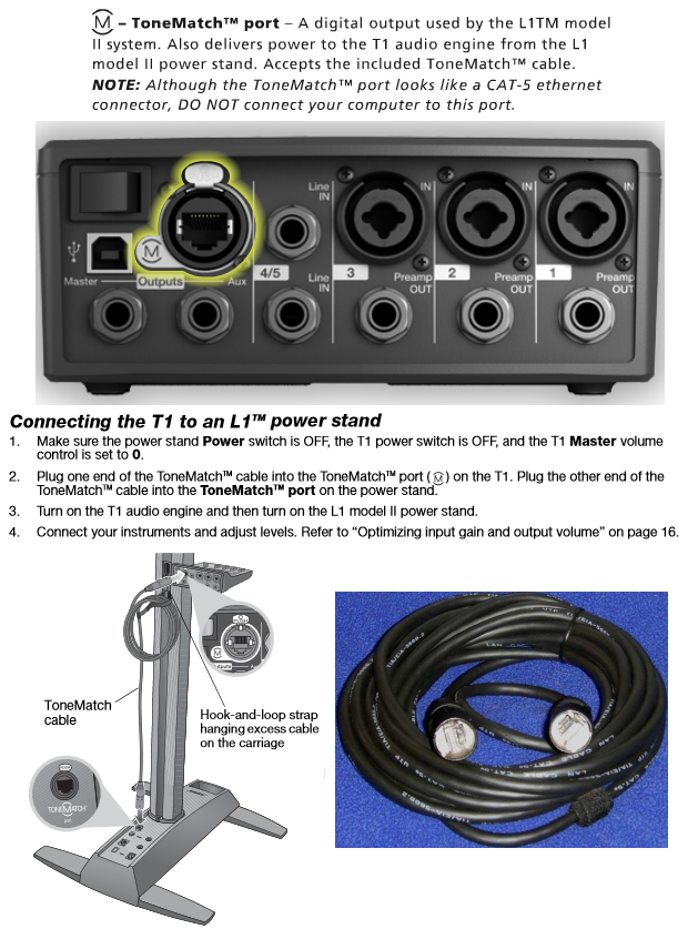 T1 ToneMatch® Audio Engine - Bose Portable PA Encyclopedia