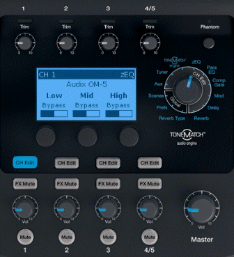 T1 zEQ settings for vocal microphone