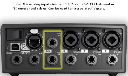 T1 ToneMatch® Audio Engine / Microphone into Channel 4 - Bose