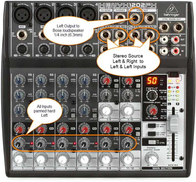 Behringer Xenyx 1202FX owners manual