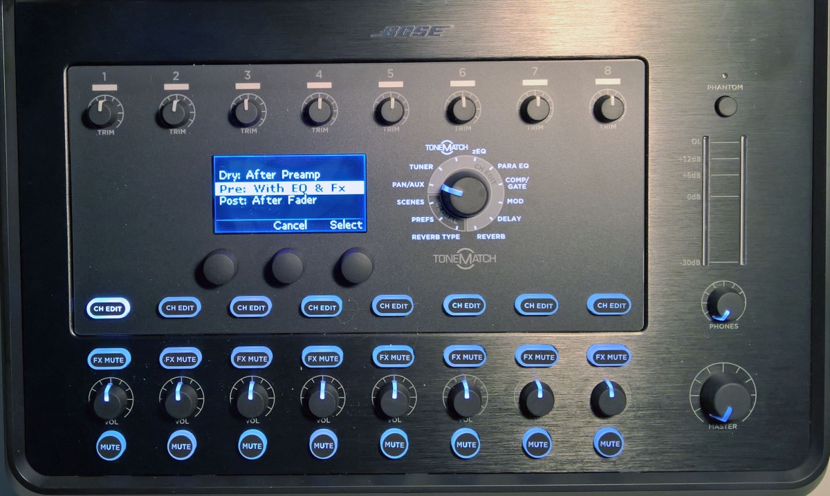 T4S ToneMatch Mixer Monitor Outputs Bose Portable PA Encyclopedia
